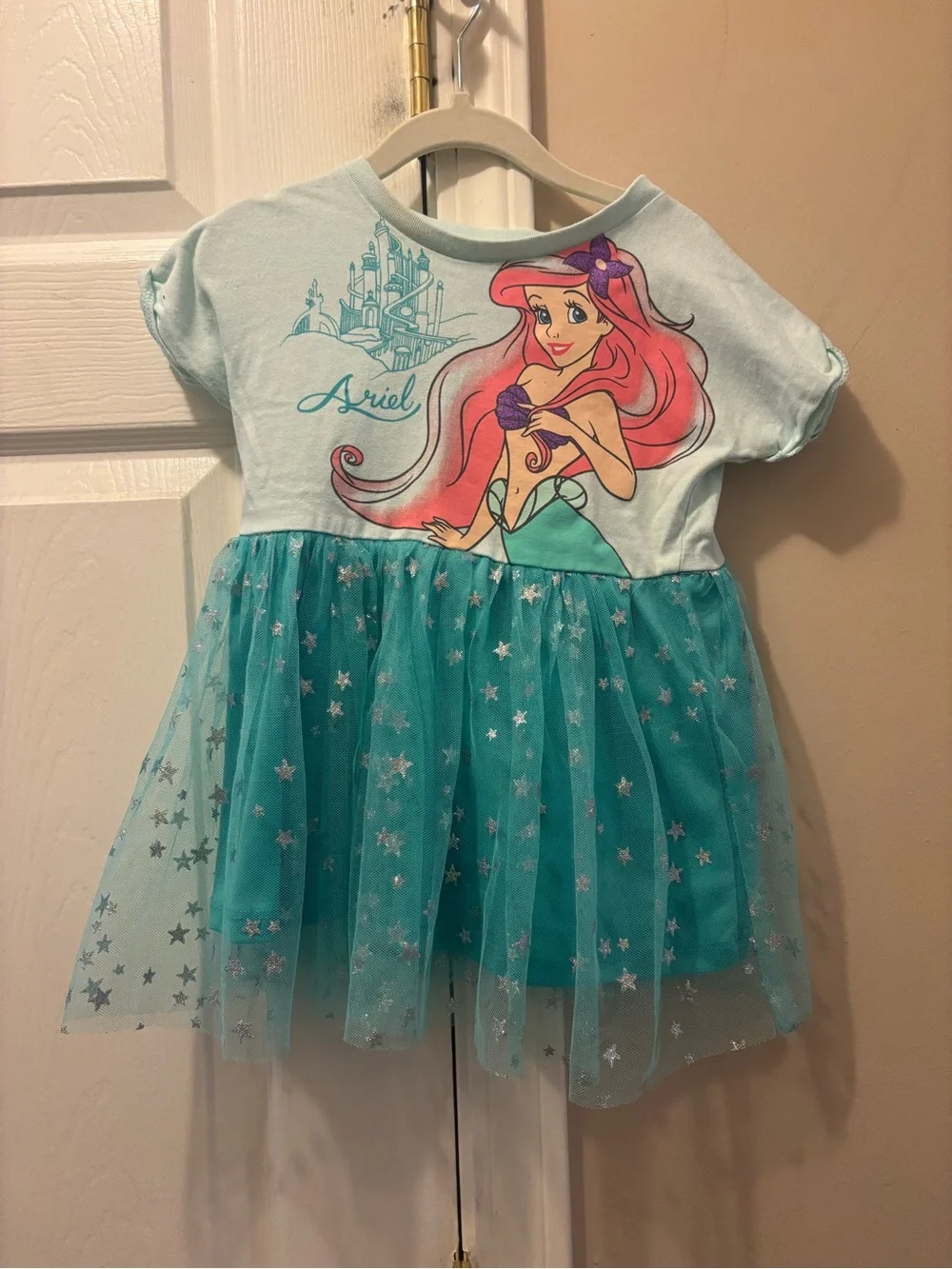 Disney Ariel Teal Tulle Dress for Girls Size 2T